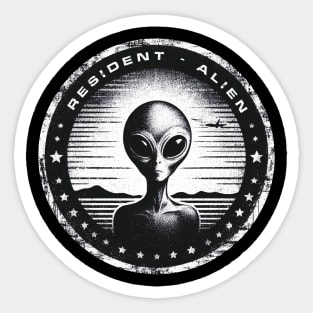 Resident Alien Sticker